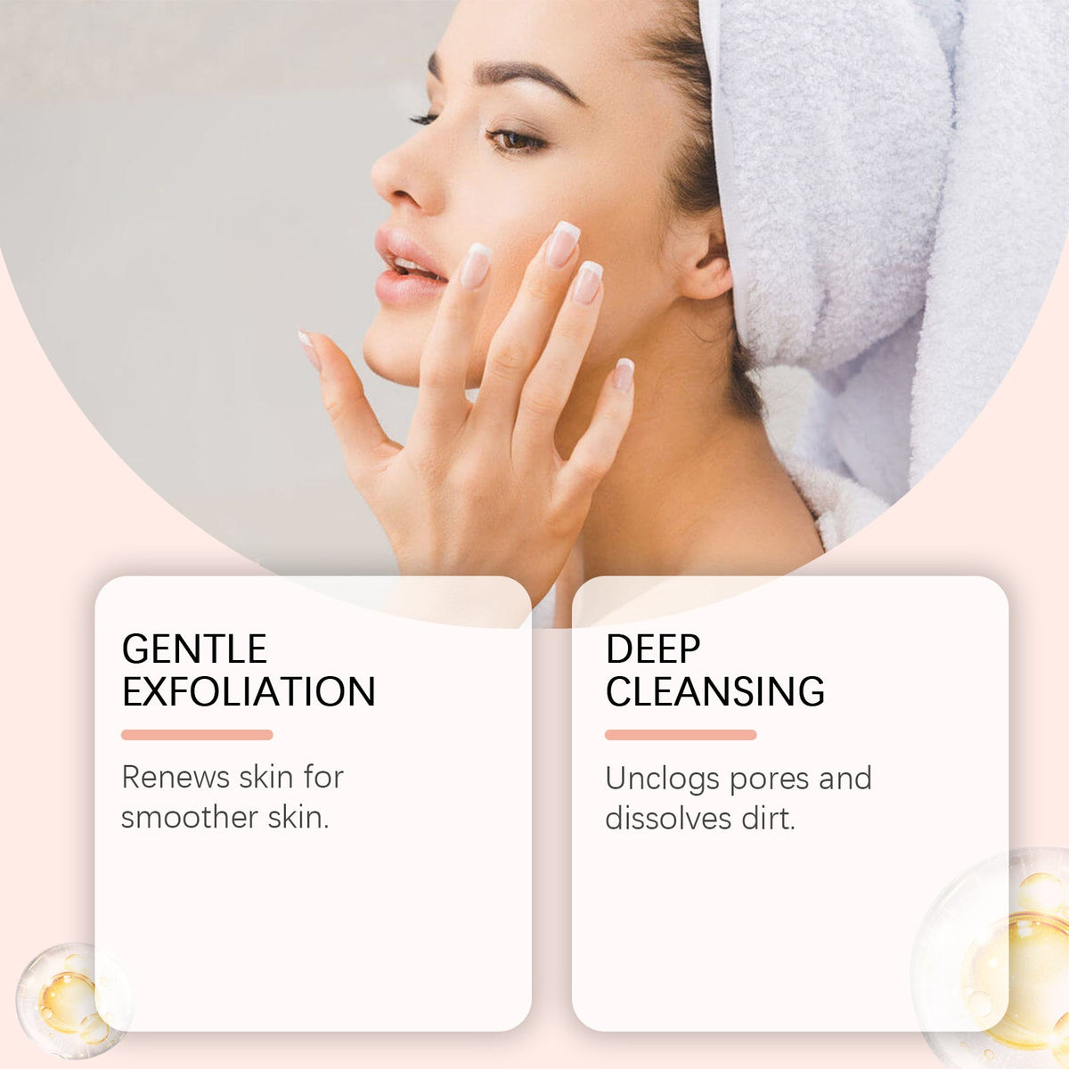 Facial Exfoliating Gel for Gentle Daily Skin Renewal
