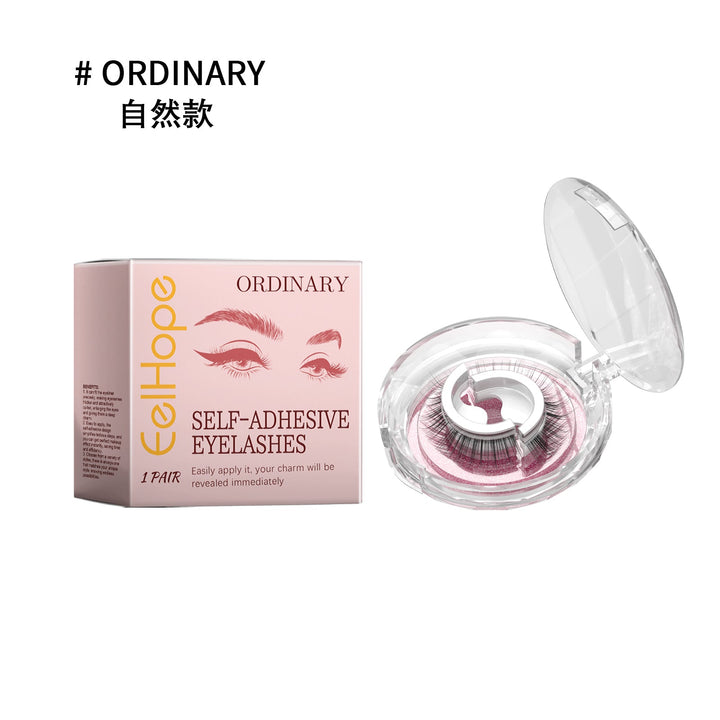 Self-Adhesive Eyelashes for Easy, Glue-Free Eye Glam