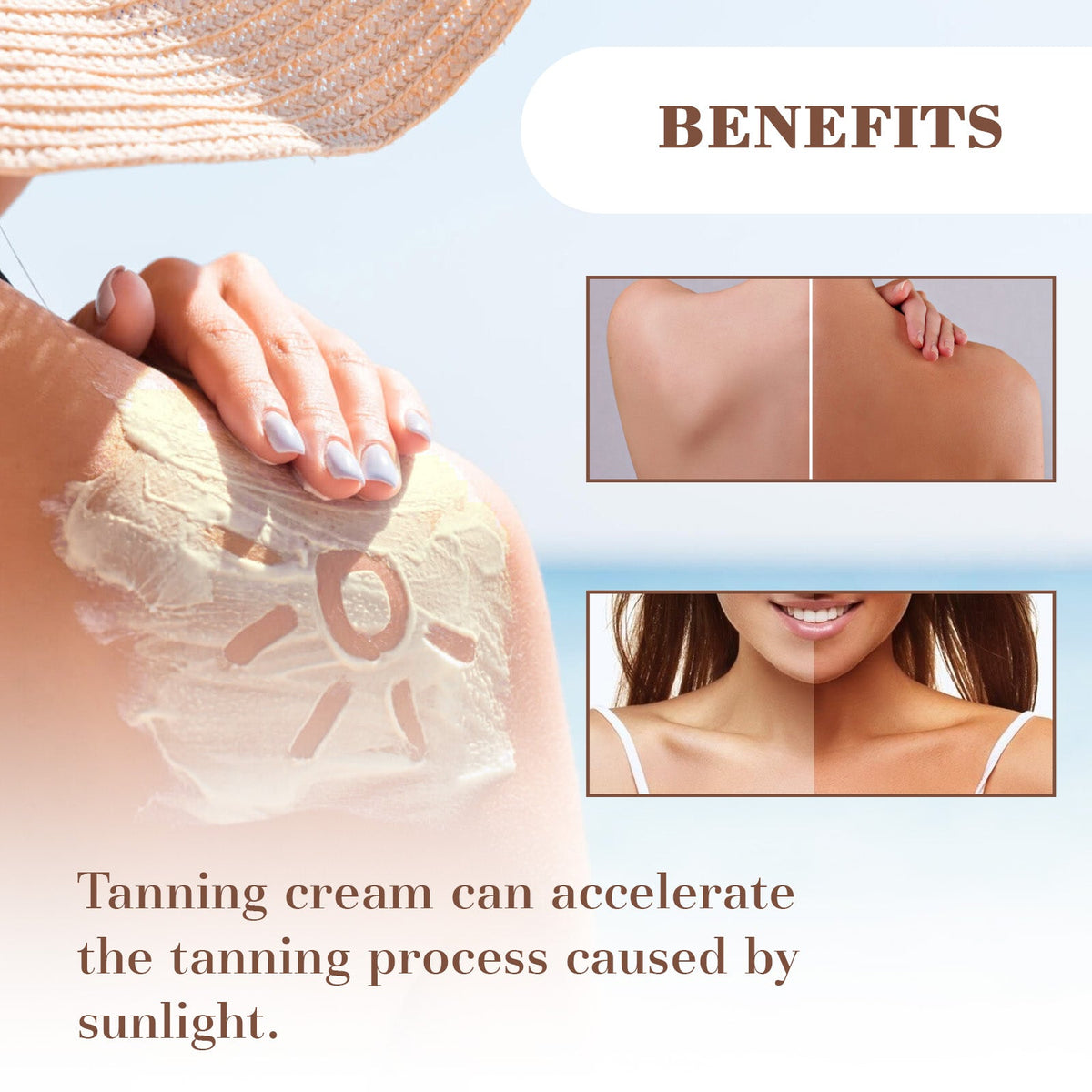Tan Accelerator Cream - Golden Glow Without Sun Damage