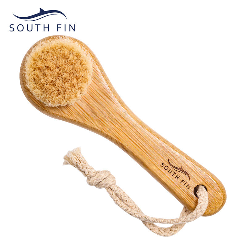 Bamboo Facial Brush – Natural Horse Hair for Smooth Skin