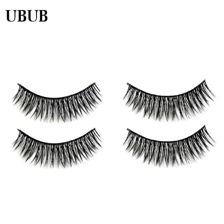 3 Pairs Hand-Made False Lashes — Natural Length & Soft Comfort