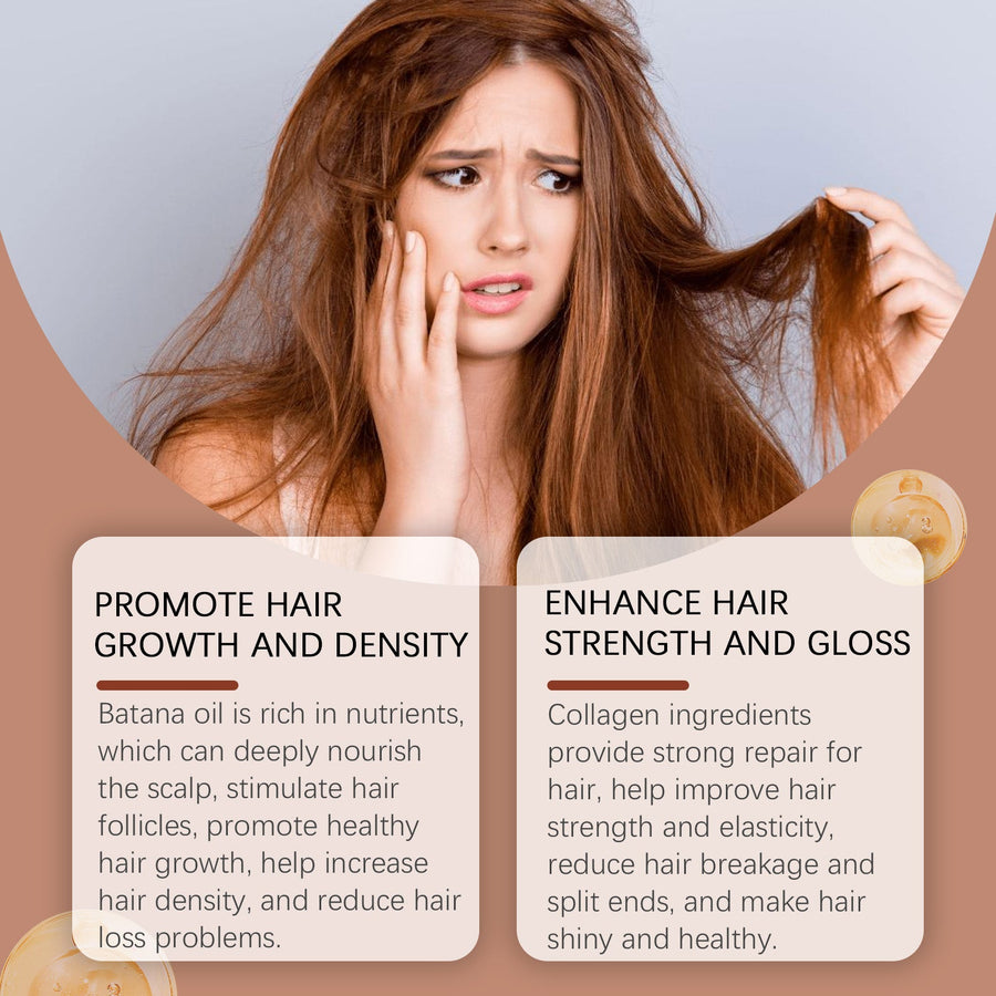 Batana Hair Oil for Fuller-Looking, Stronger, Glossy Hair