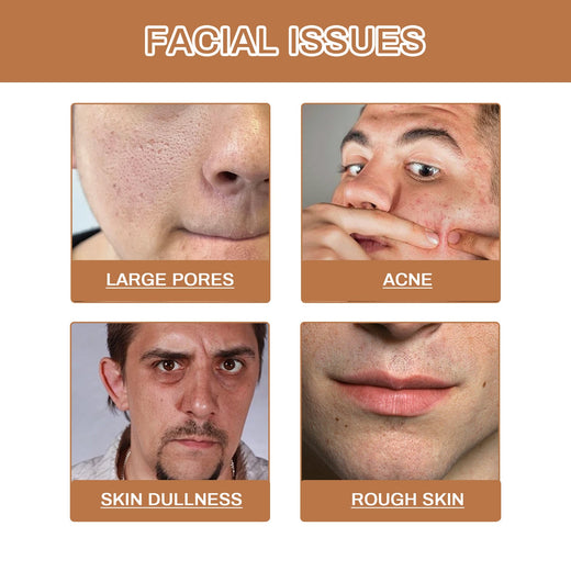 Men's Coffee Detox Face Wash for Deep Pore Cleansing