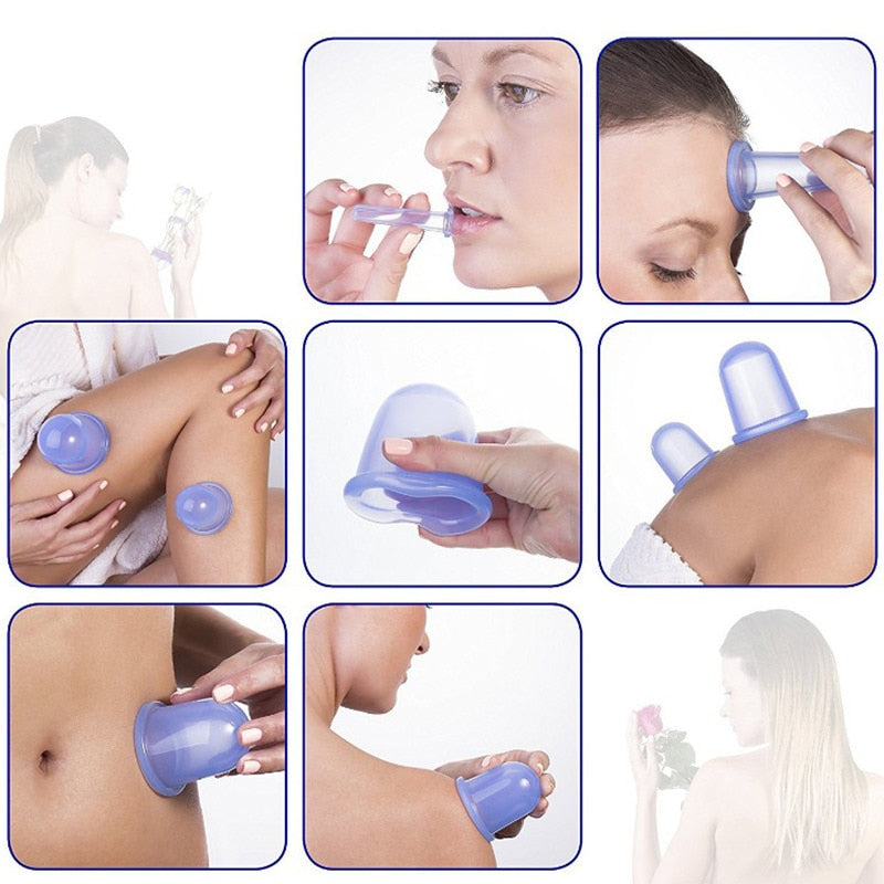 Silicone Cupping Massage Cups for At-Home Relief