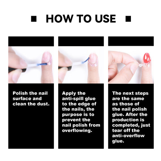 Peel-Off Nail Skin Barrier for Clean Manicure Edges