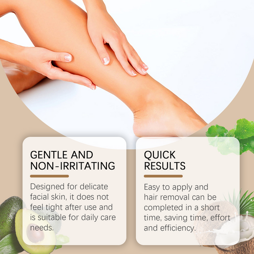 Coconut Facial Hair Removal Cream for Sensitive Skin