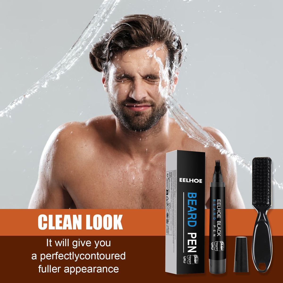 Beard Filler Pen: Instant Waterproof Beard Filler