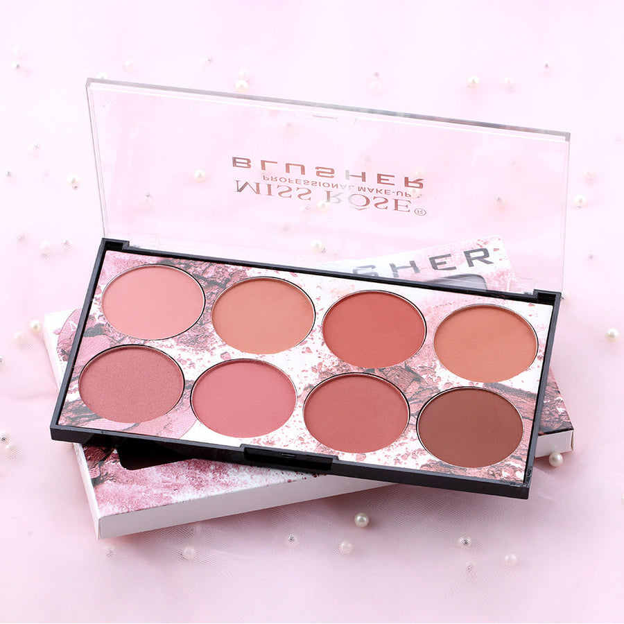 Matte Blush Palette: 8 Natural Shades For Any Look