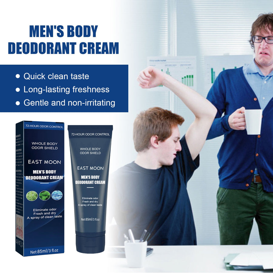 Men's 72-Hour Whole Body Deodorant Cream, Odor Shield