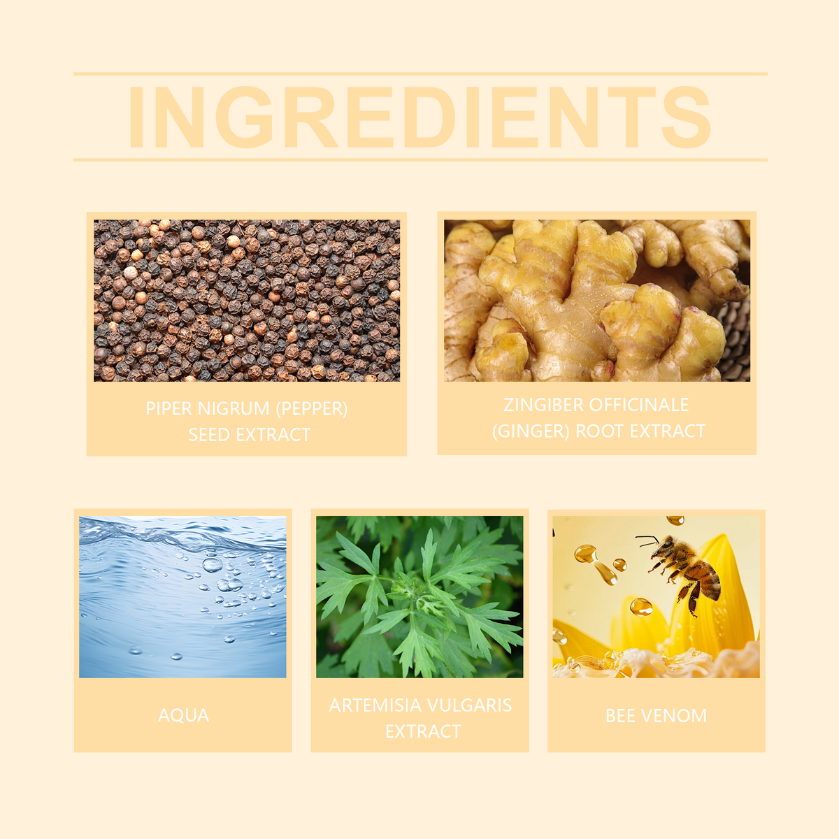 Bee Venom Body Essence for Firming and Fat Loss