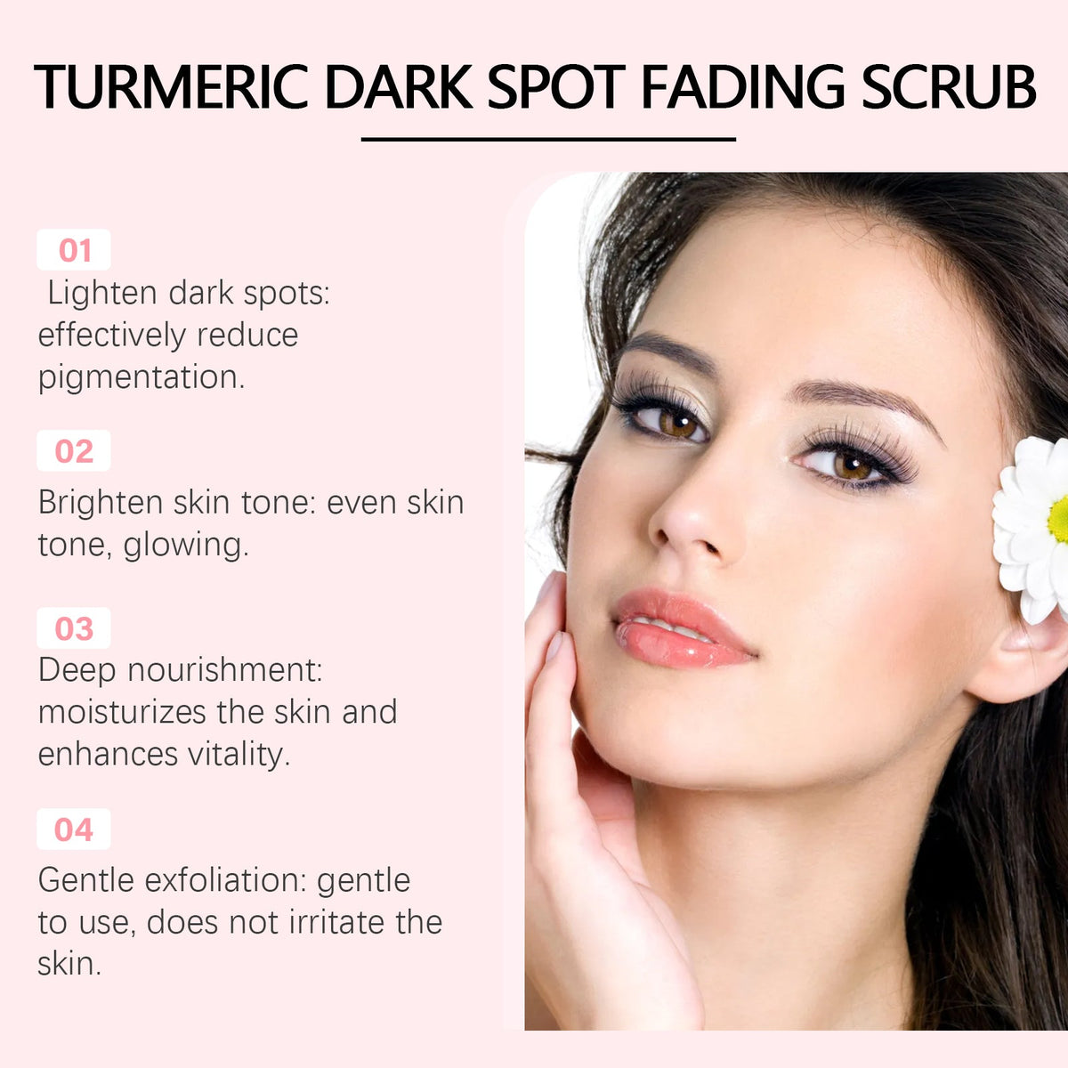Turmeric Body Scrub for Dark Spots & Dull Skin