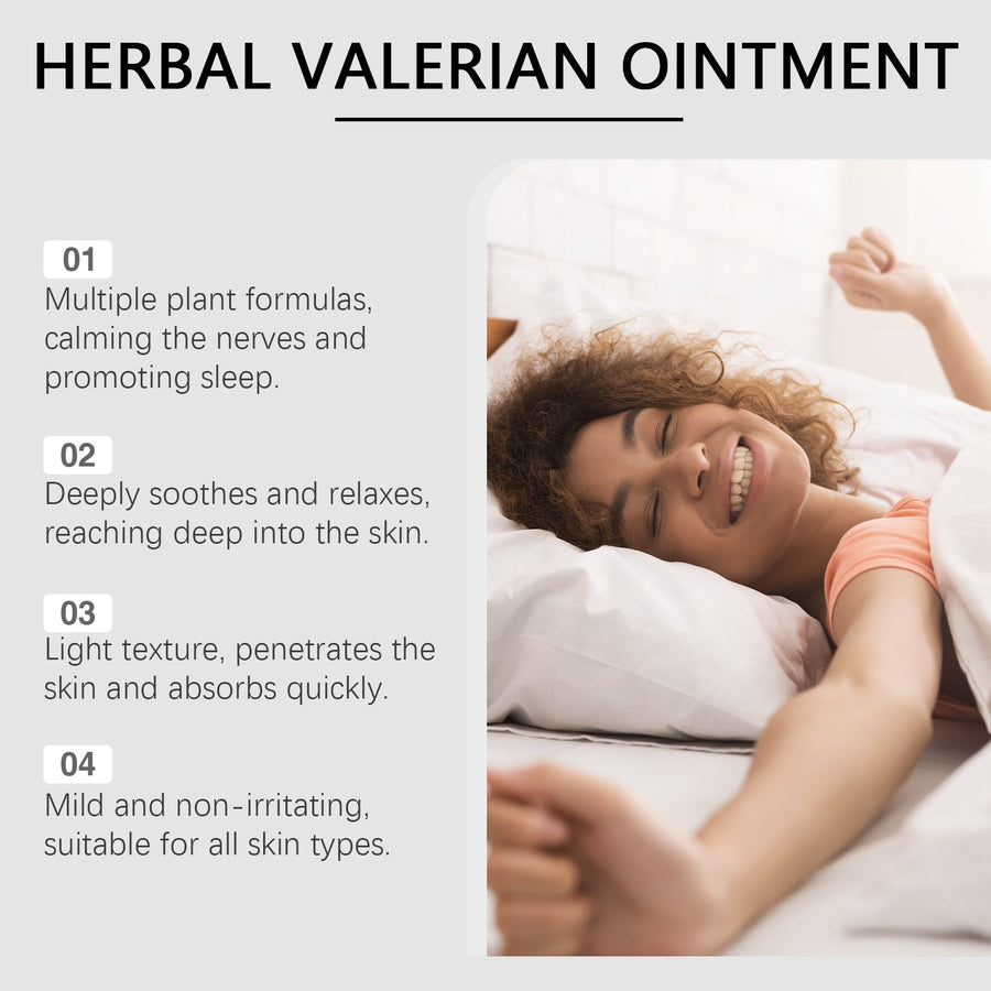 Valerian Sleep Ointment for Natural Rest & Stress Relief