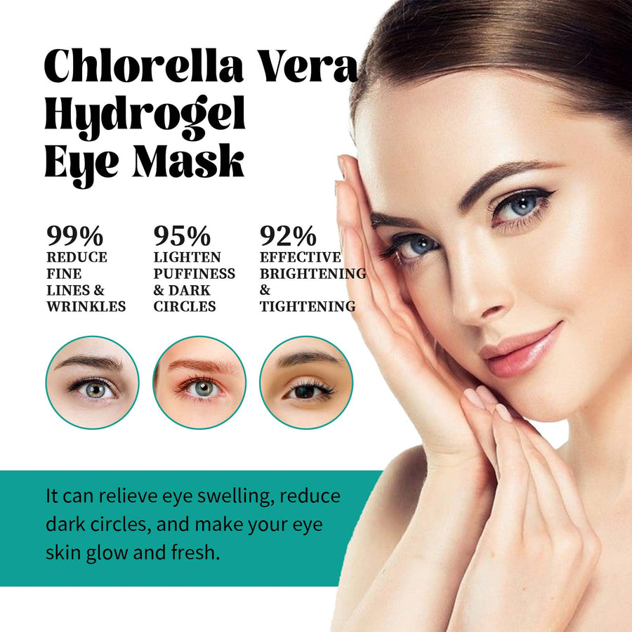 Chlorella Hydrogel Eye Mask - 60 Patches for Dark Circles
