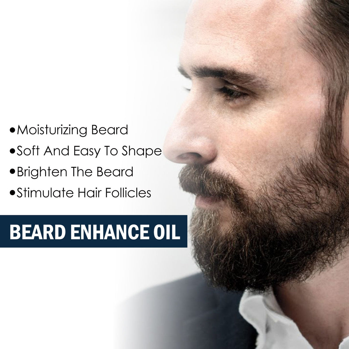 Beard Growth Oil for Men — Thicker, Fuller Beard in 60 Days