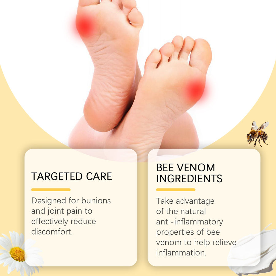 Bee Venom Bunion Relief Cream — Natural Joint Pain Relief