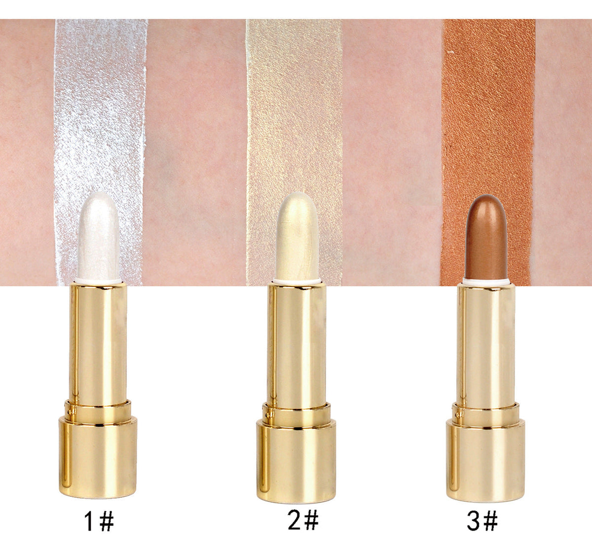 Cream Highlighter Stick for Instant High-Gloss Glow