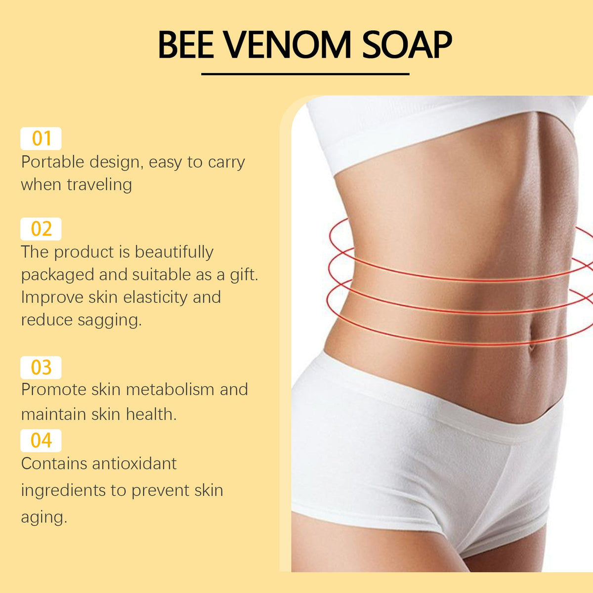 Bee Venom Firming Soap For Smoother Toned Skin