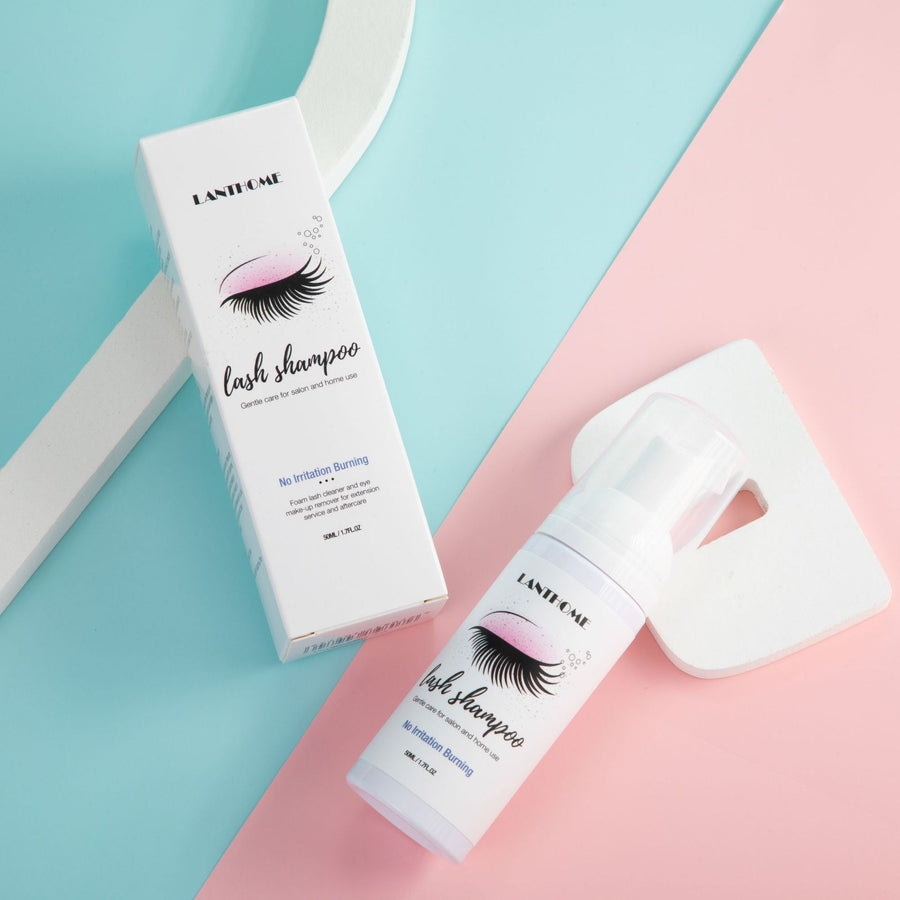 Eyelash Shampoo Cleanser for Gentle Lash Makeup Removal