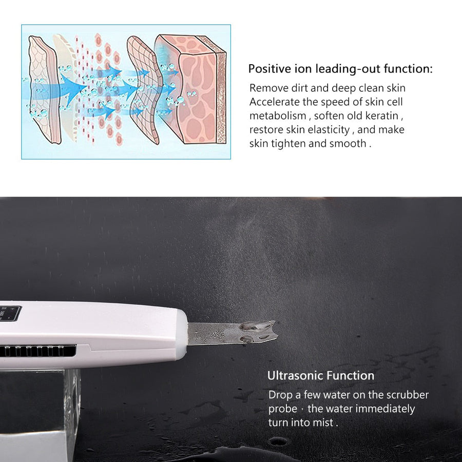 Ultrasonic Skin Scrubber for Deep Pore Cleansing