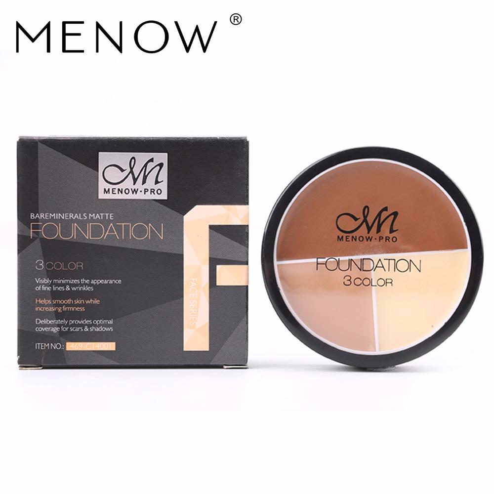 3-Color Foundation Compact for Custom Coverage Makeup