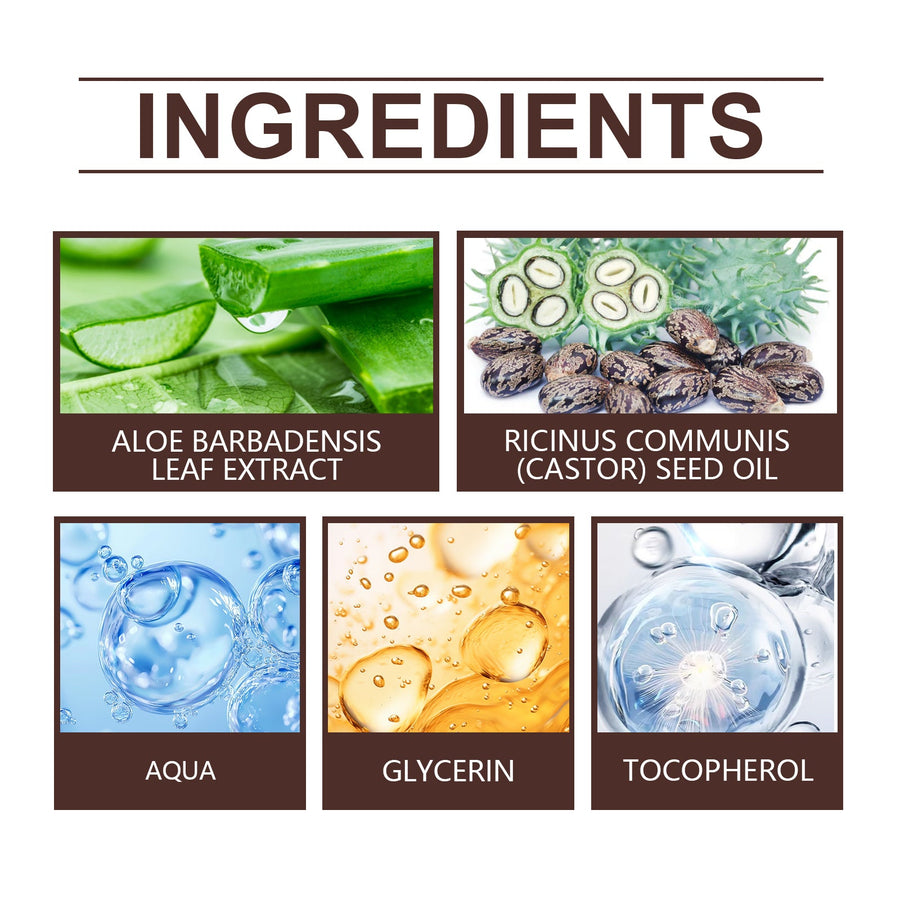 Cold-Pressed Castor Oil for Skin, Hair & Brow Care