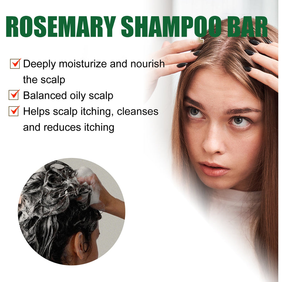 Rosemary Shampoo Bar for Scalp & Hair Strength Care