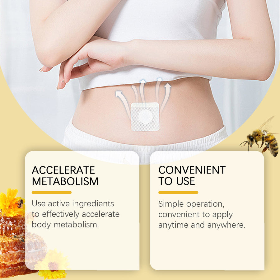 Bee Venom Slimming Patch Set Firming Belly Waist Thighs