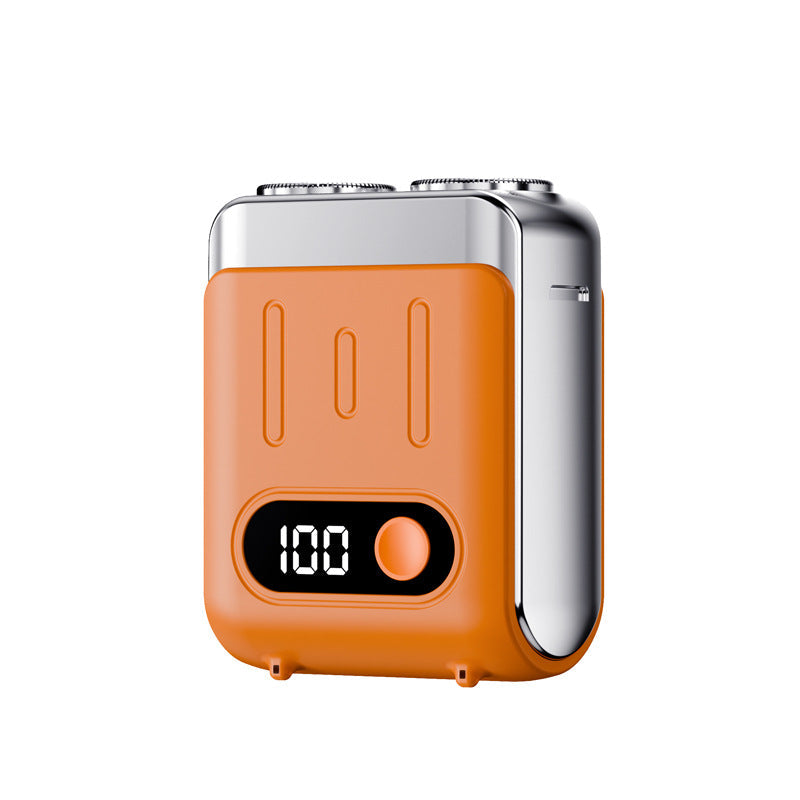 Mini Rotary Shaver for Travel — LED Display, Fast Charge