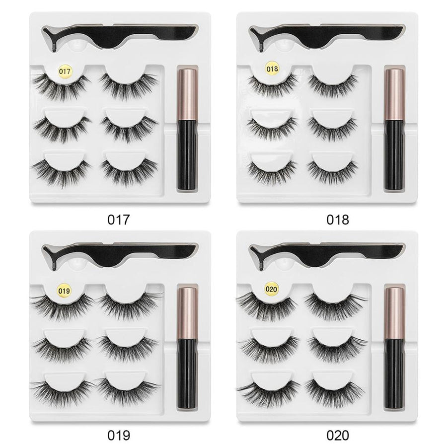 Magnetic Eyelashes Set for Easy, No-Glue Eye Looks
