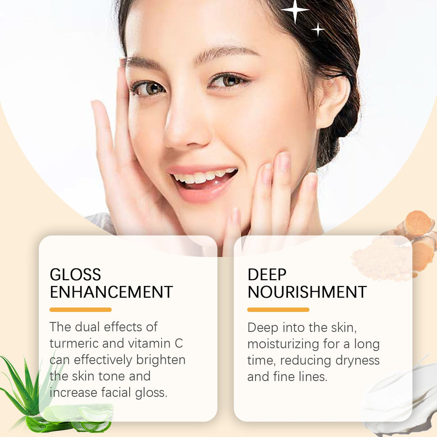 Turmeric Vitamin C Cream for Dark Spots & Uneven Tone