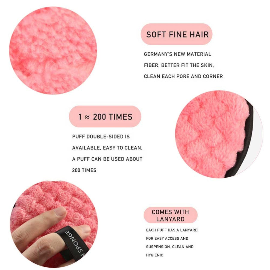 Reusable Makeup Remover Pads for Gentle Water Cleansing