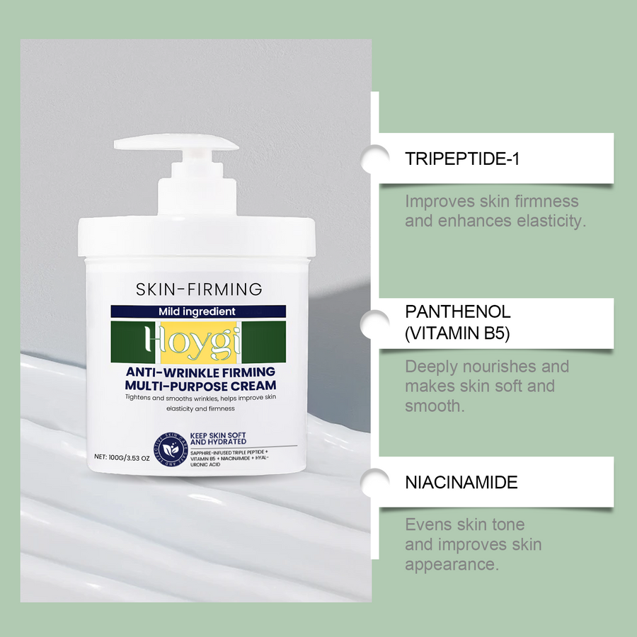 Peptide Anti-Wrinkle Cream with Hyaluronic Acid & Niacinamide