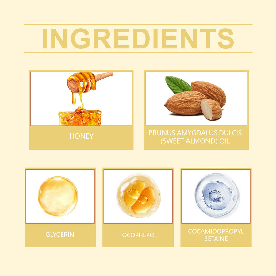 WoodSleep Almond Honey Shampoo for Softer, Shinier Hair