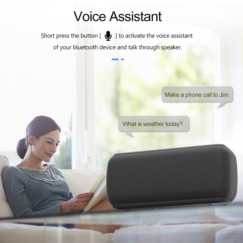Portable Bluetooth Speaker — 60W Bass, 15h Play, IPX5