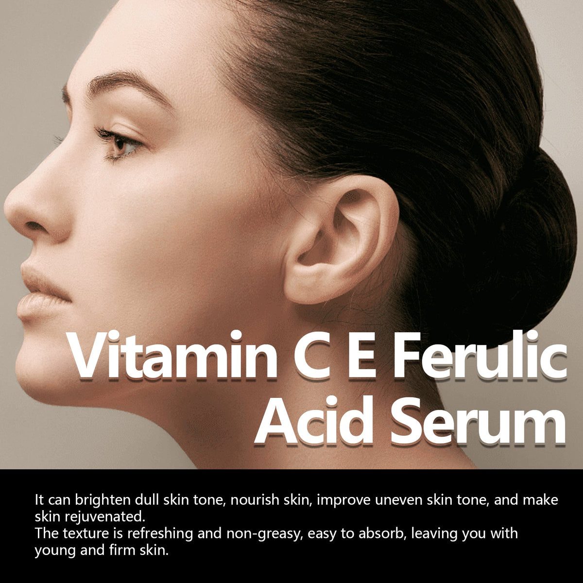 Vitamin C E Ferulic Acid Serum for Dark Spots & Tone
