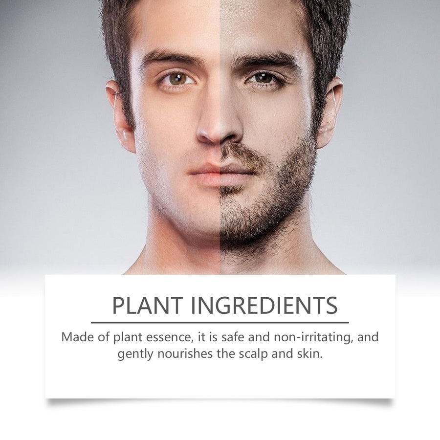 Men's Hair And Beard Growth Oil For Fuller-Looking Hair