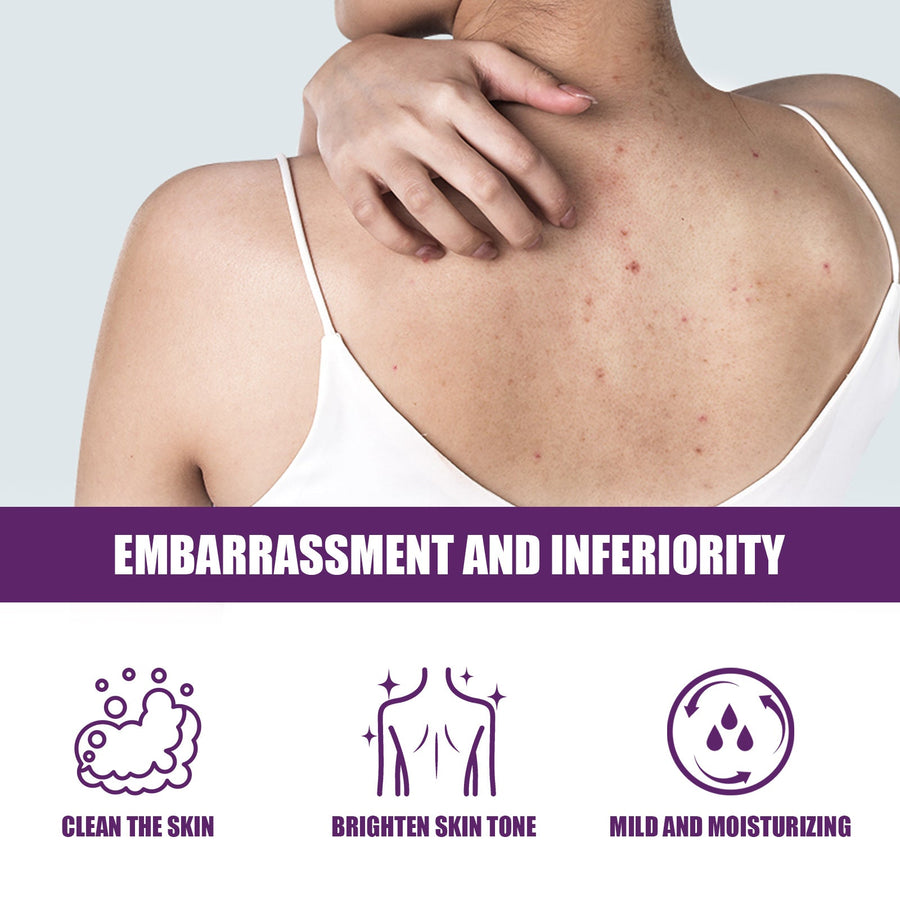 Body Cleansing Gel for Back Acne & Smooth Skin