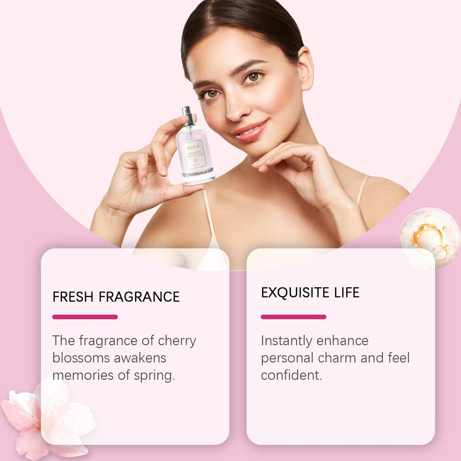 Cherry Blossom Body Mist for Fresh Everyday Fragrance