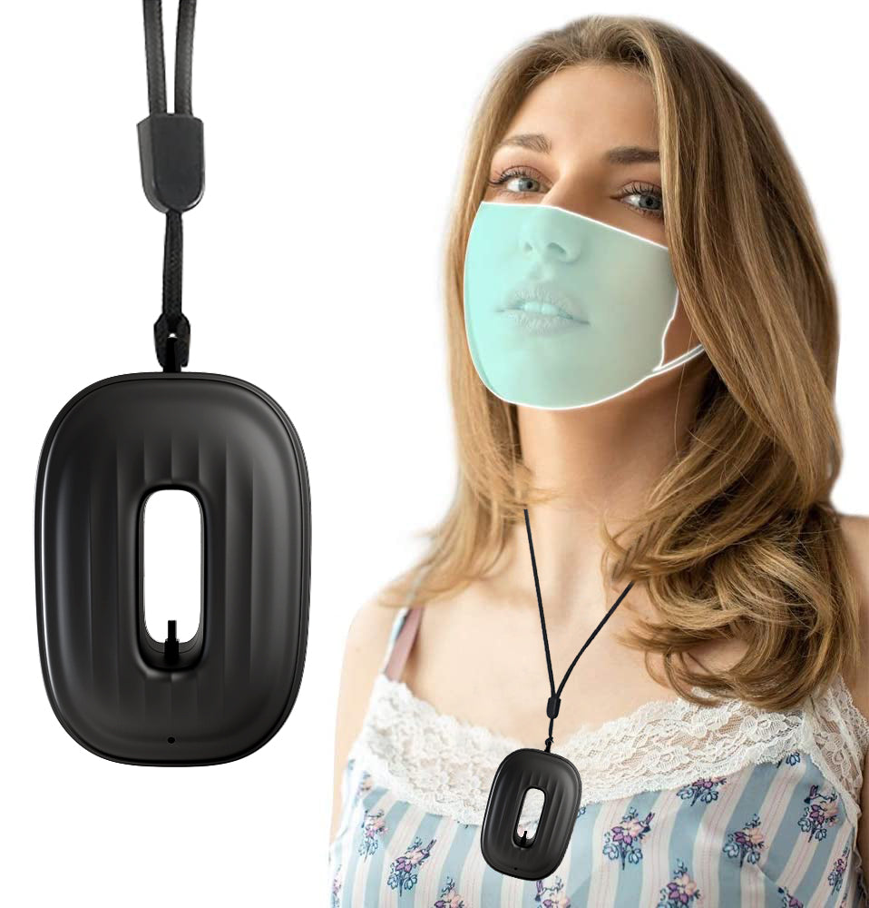 Portable Air Purifier Necklace — Personal Negative Ion
