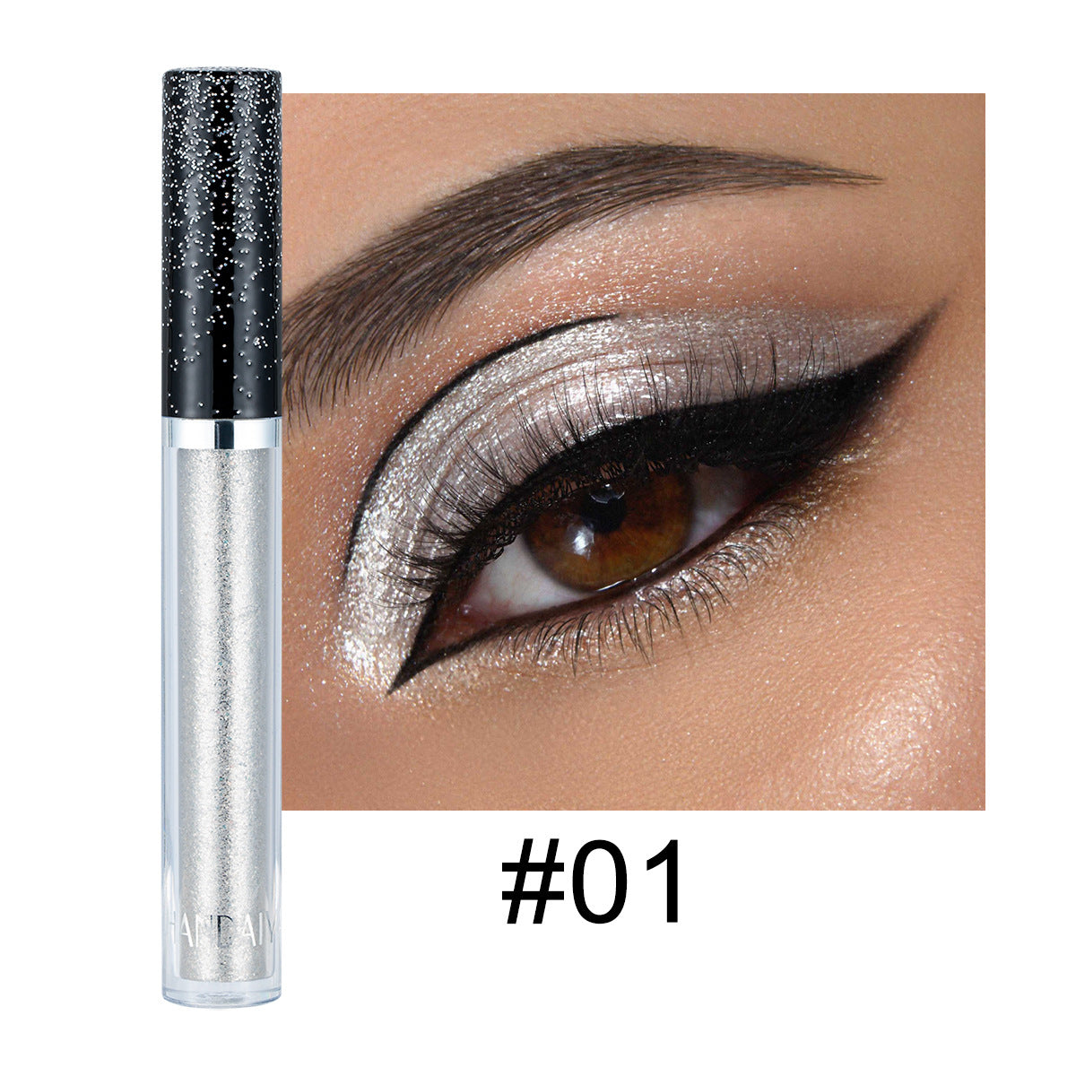 12 Color Liquid Eyeshadow for High-Shine Sparkle Looks