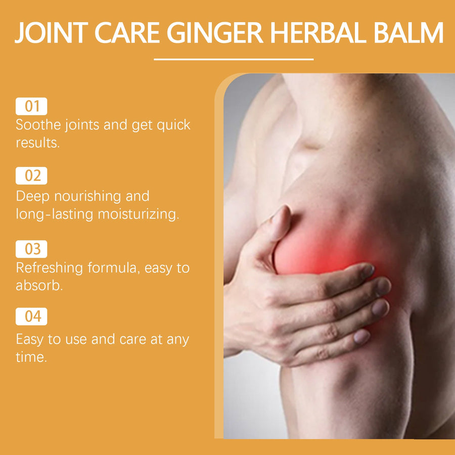 Ginger Joint Cream: Natural Arthritis & Muscle Relief