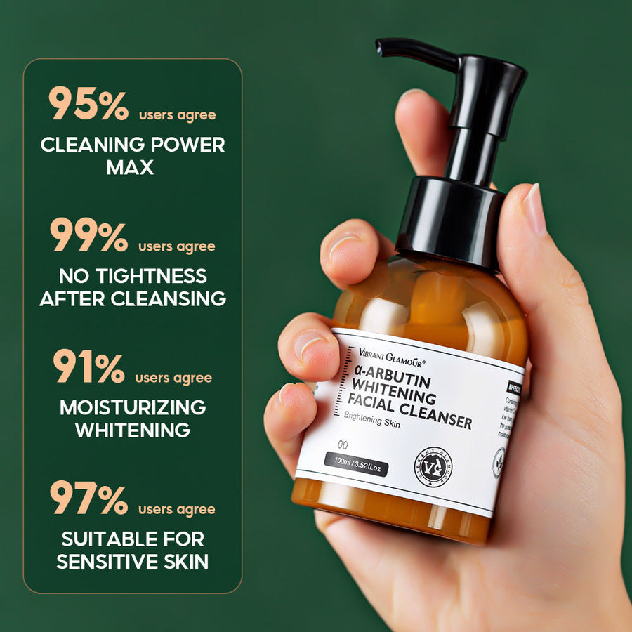 Arbutin Facial Cleanser for Gentle Daily Brightening