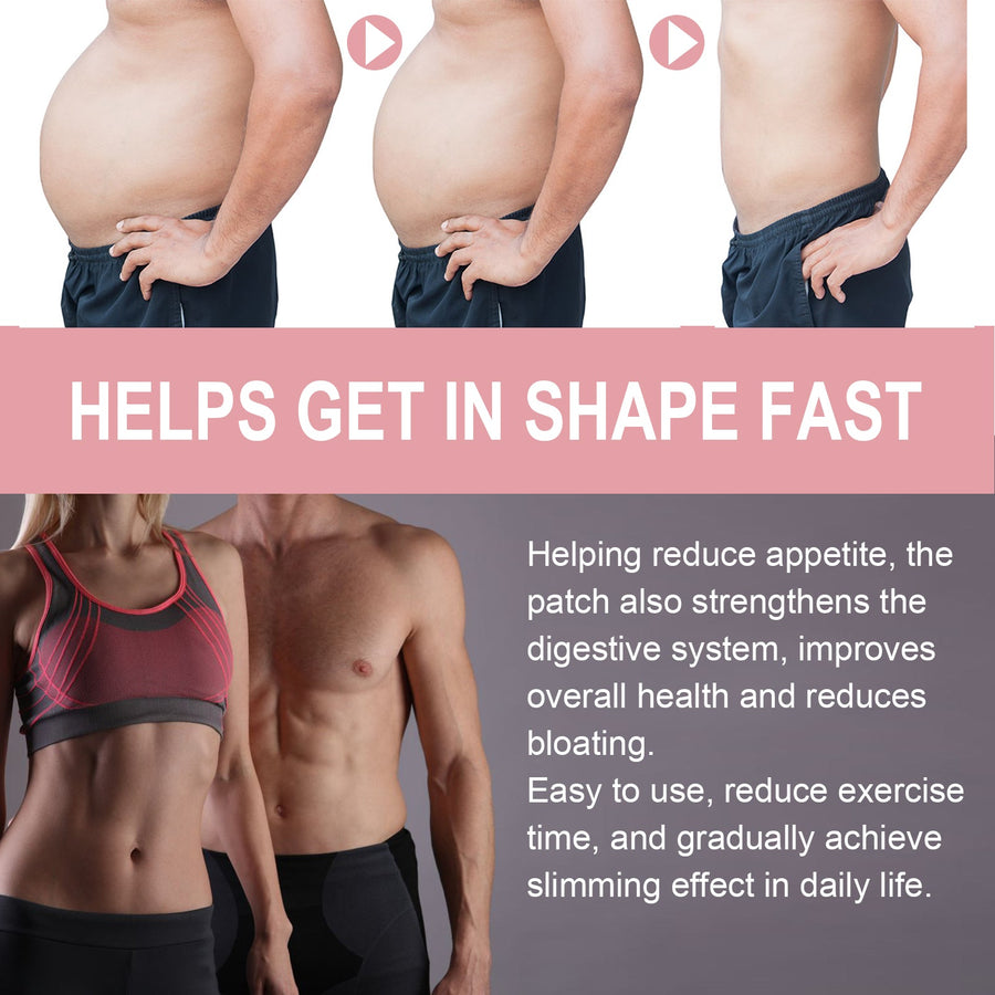 Slimming Body Patches for Waist Toning, Pack of 10