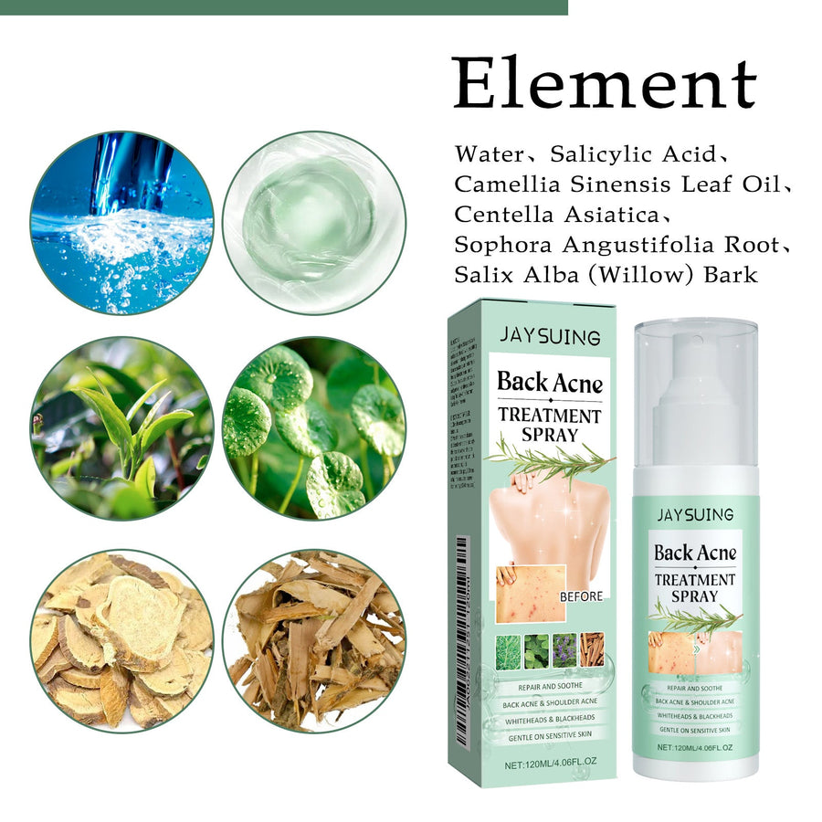 Back Acne Treatment Spray for Smoother, Calmer Skin