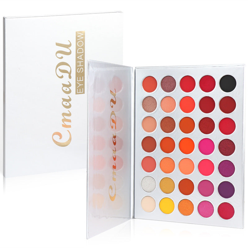 35-Color Matte Eyeshadow Palette for Bold Eye Looks