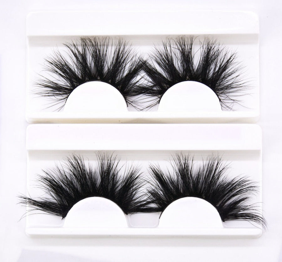 25mm 3D Mink False Eyelashes for Dramatic Volume
