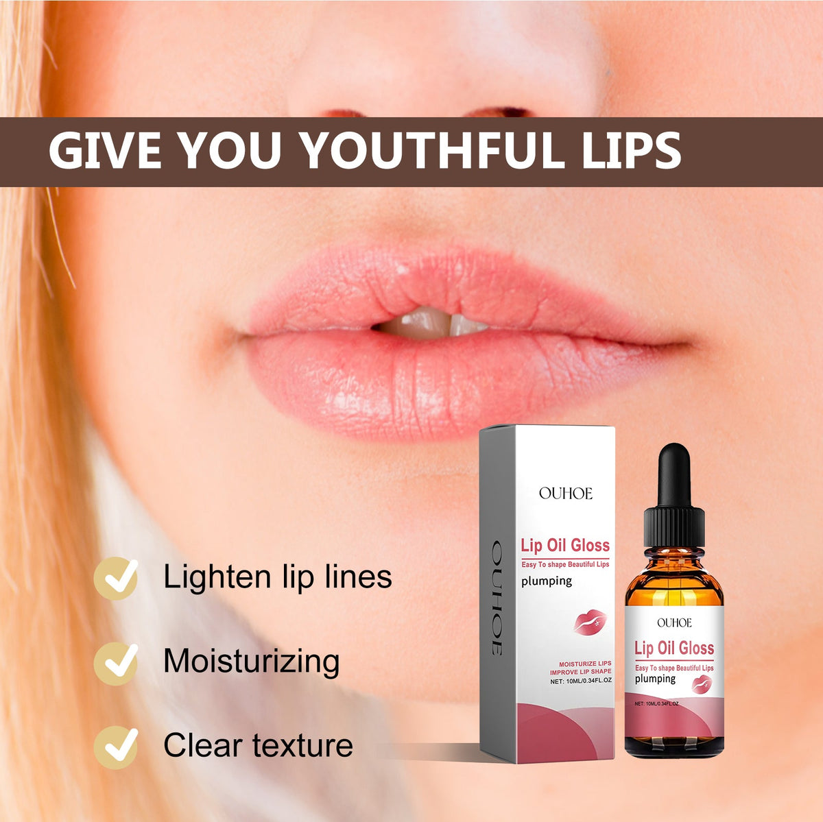 Plumping Lip Oil for Fuller, Hydrated Lips Without Filler