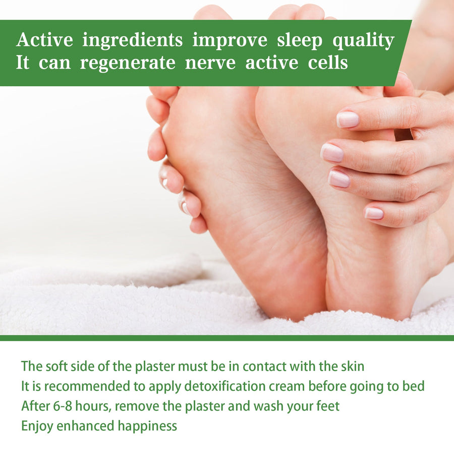 Bamboo Charcoal Foot Patches for Deep Sleep & Detox