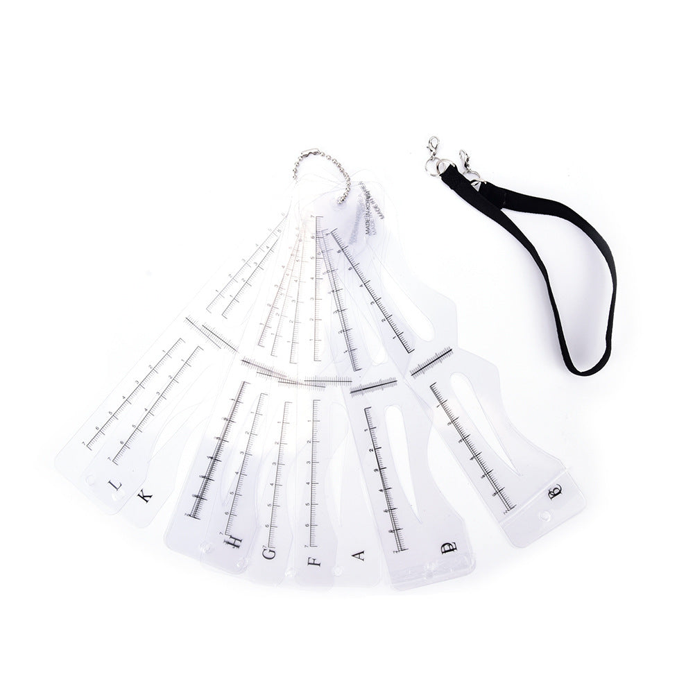 Eyebrow Template Kit — 12 Precision Shapes for Perfect