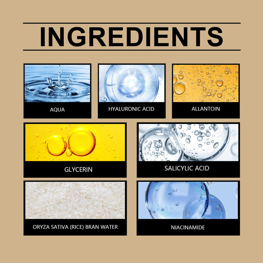 Rice Exfoliating Serum — Brightening & Hydrating Ampoule